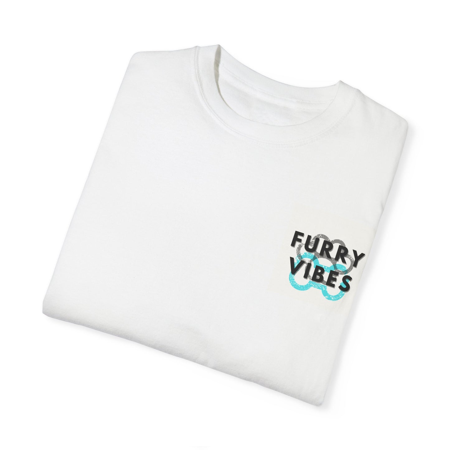 Furry Vibes Unisex Dog Lover T-Shirt - Life is Better with a Dog