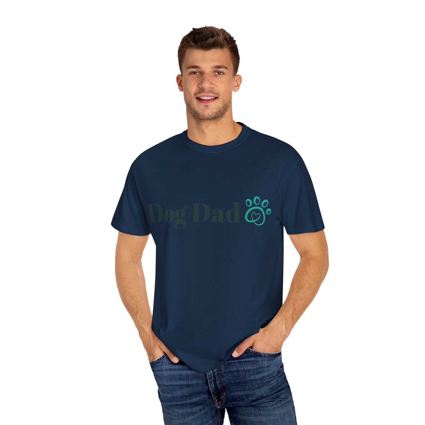 Dog Dad Unisex Garment-Dyed T-shirt | Perfect Gift for Dog Lovers