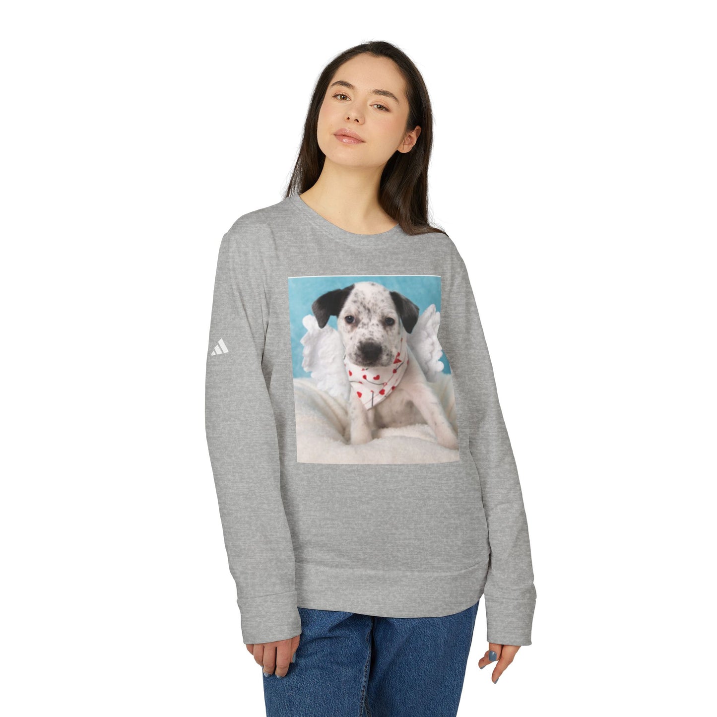 Fleece Sweatshirt Paw-trait Custom Shirt