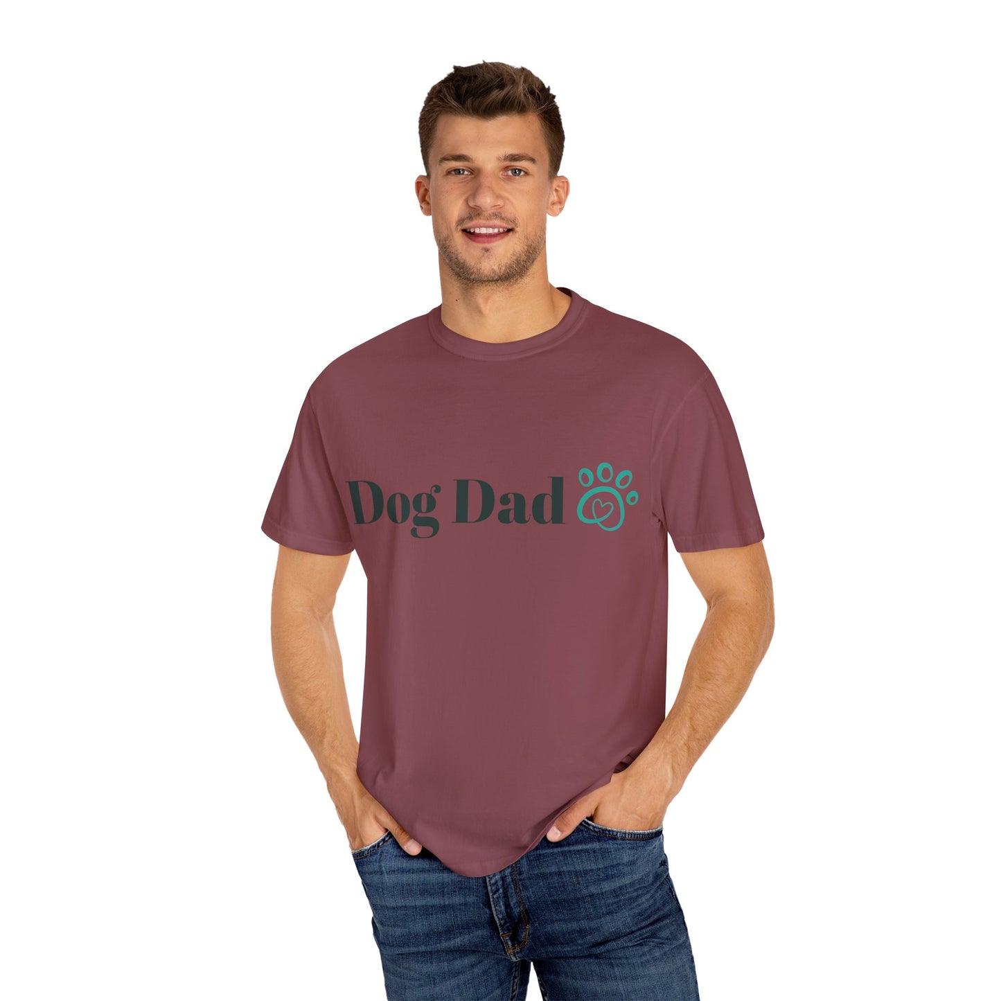 Dog Dad Unisex Garment-Dyed T-shirt | Perfect Gift for Dog Lovers