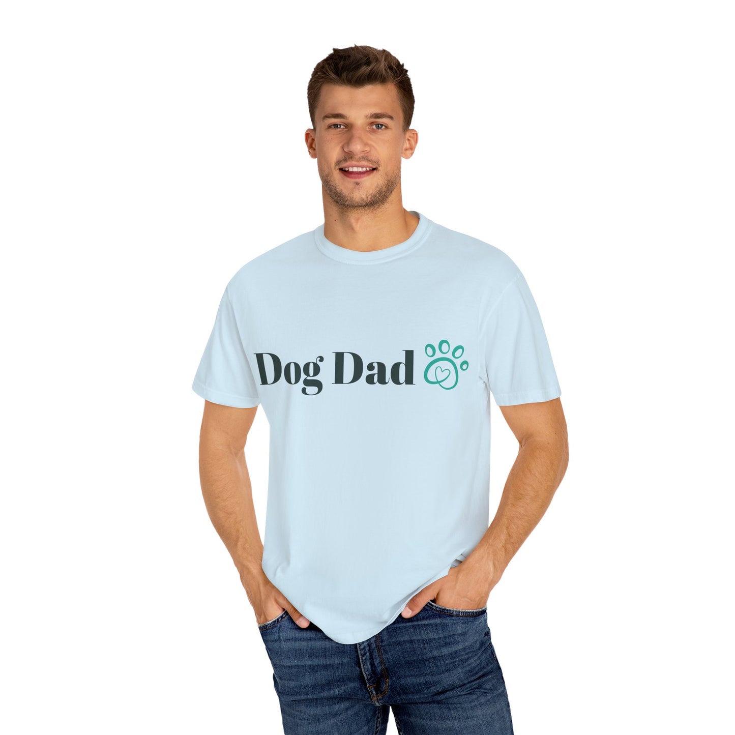 Dog Dad Unisex Garment-Dyed T-shirt | Perfect Gift for Dog Lovers