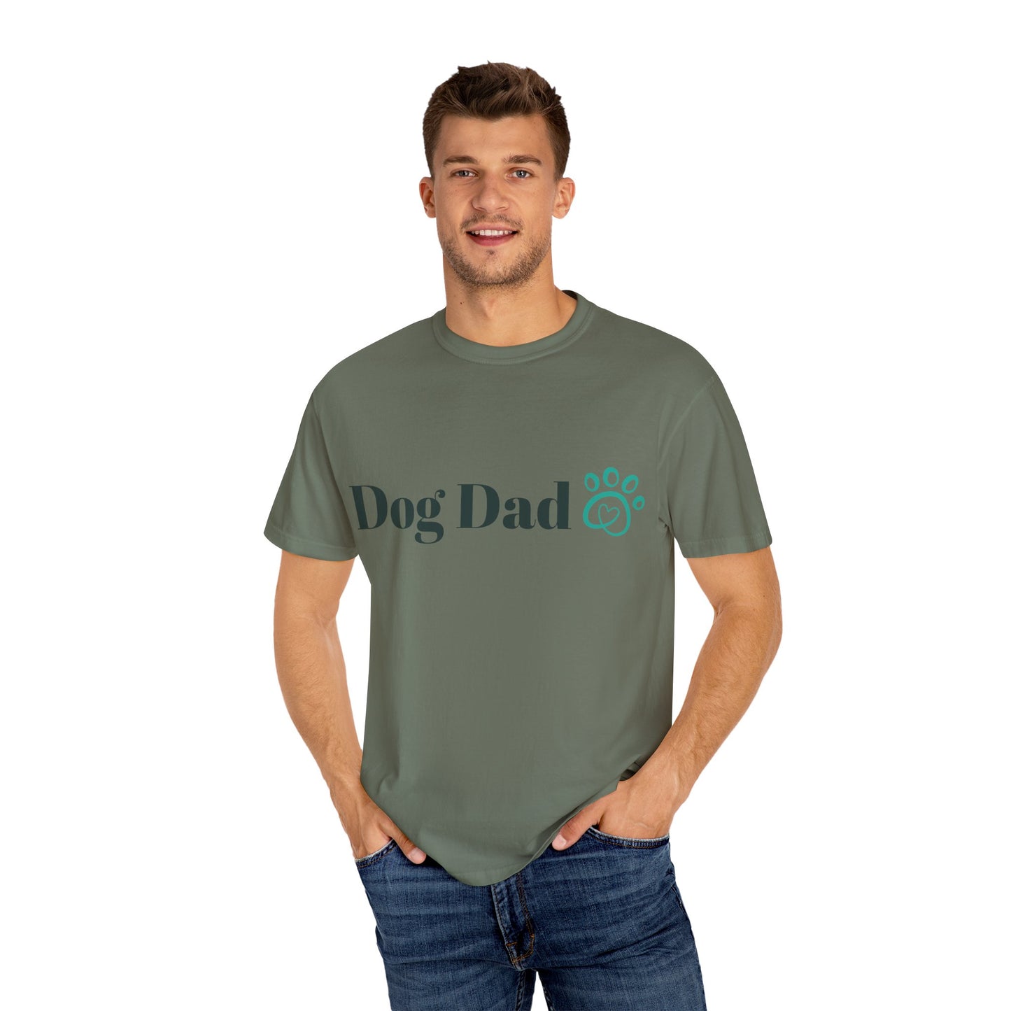 Dog Dad Unisex Garment-Dyed T-shirt | Perfect Gift for Dog Lovers