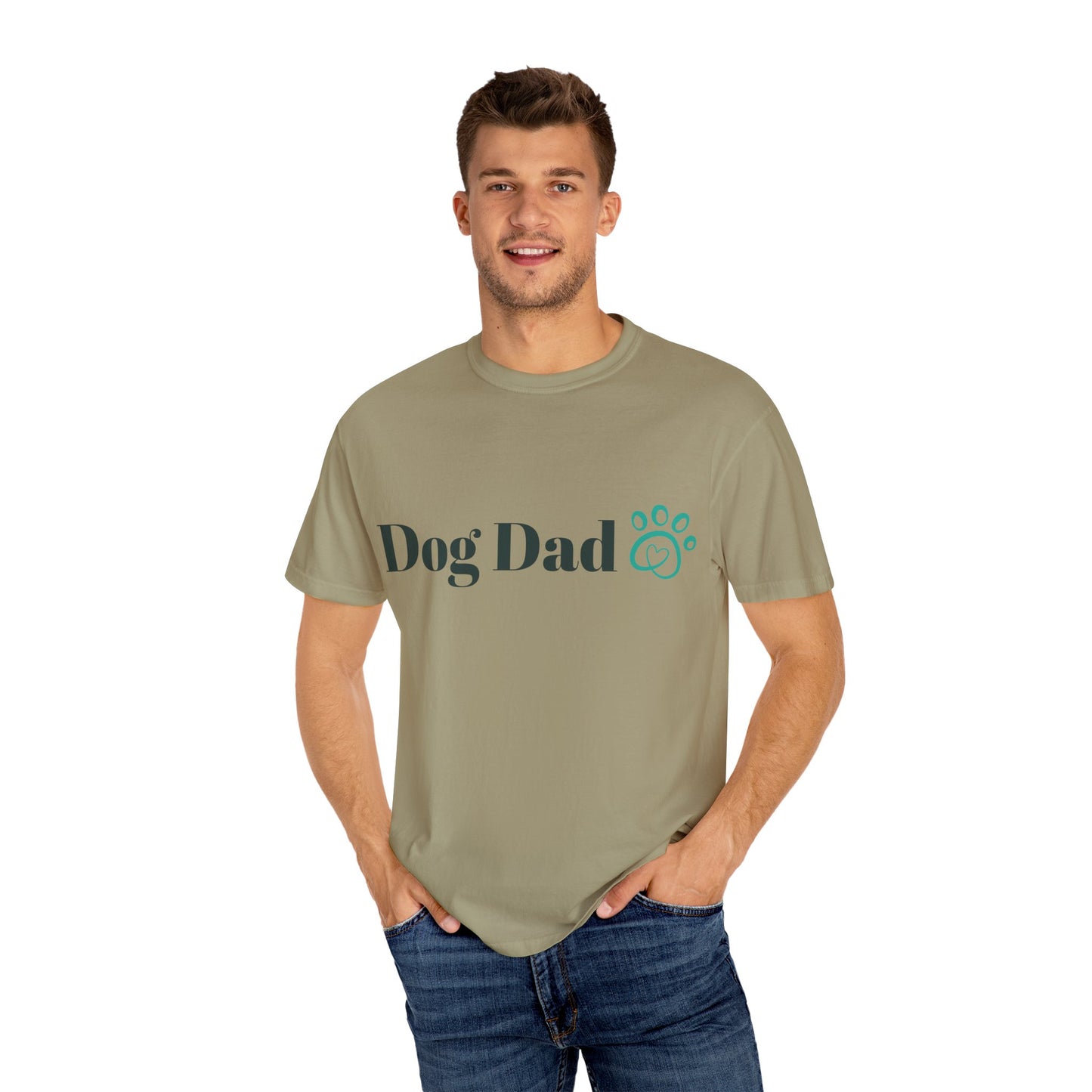 Dog Dad Unisex Garment-Dyed T-shirt | Perfect Gift for Dog Lovers