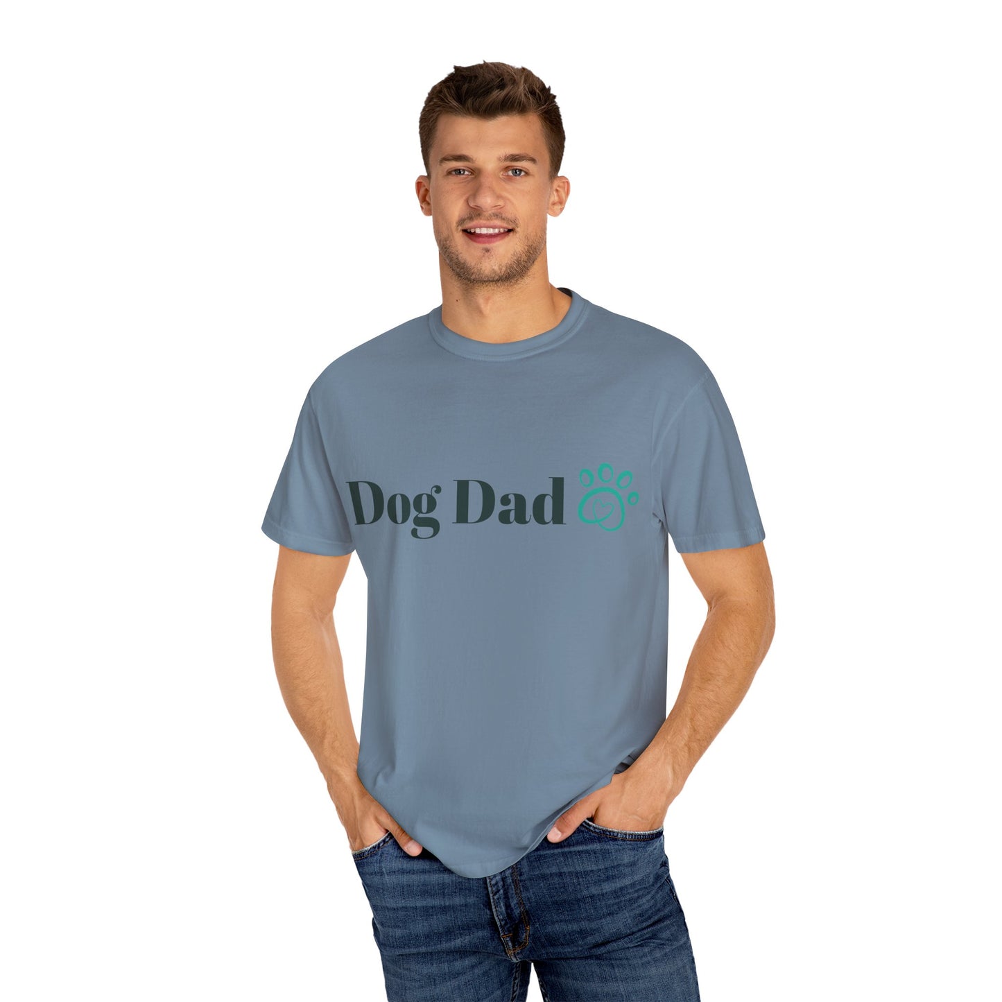 Dog Dad Unisex Garment-Dyed T-shirt | Perfect Gift for Dog Lovers