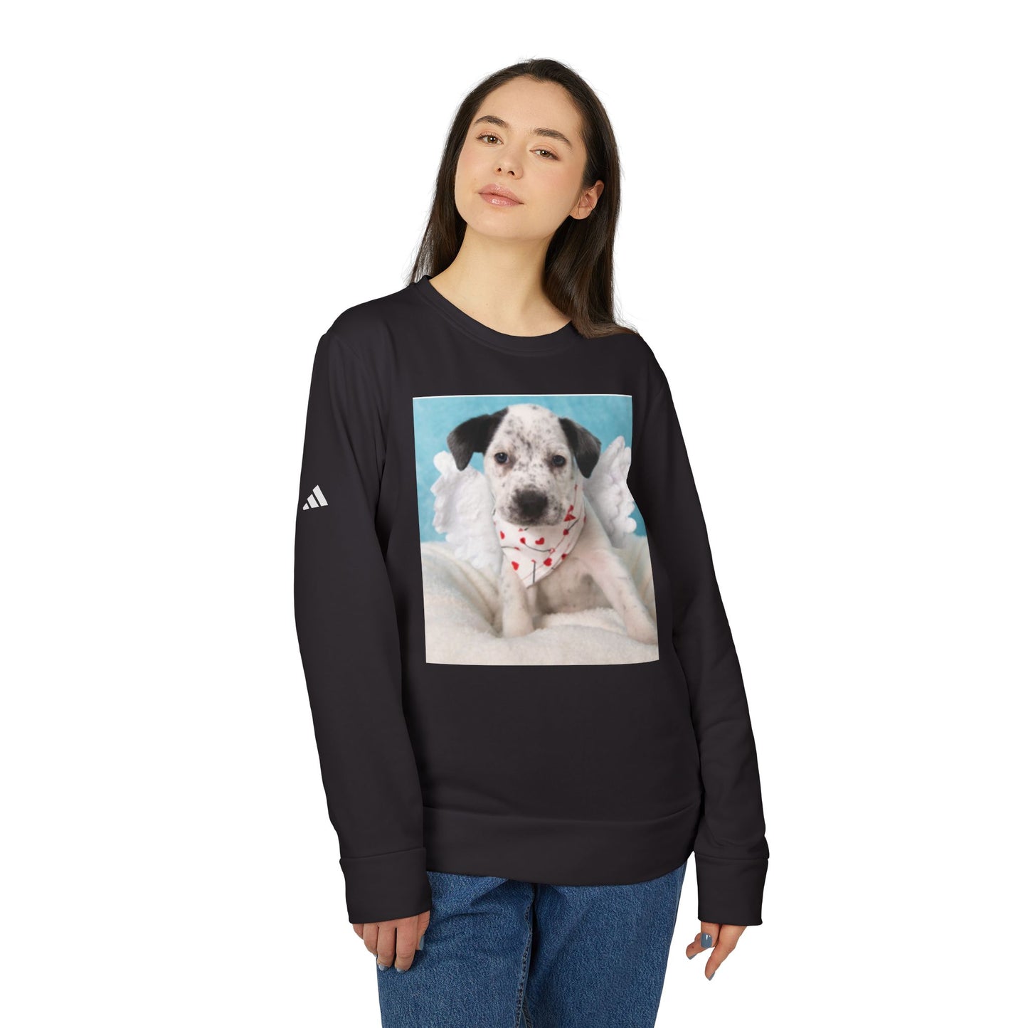 Fleece Sweatshirt Paw-trait Custom Shirt