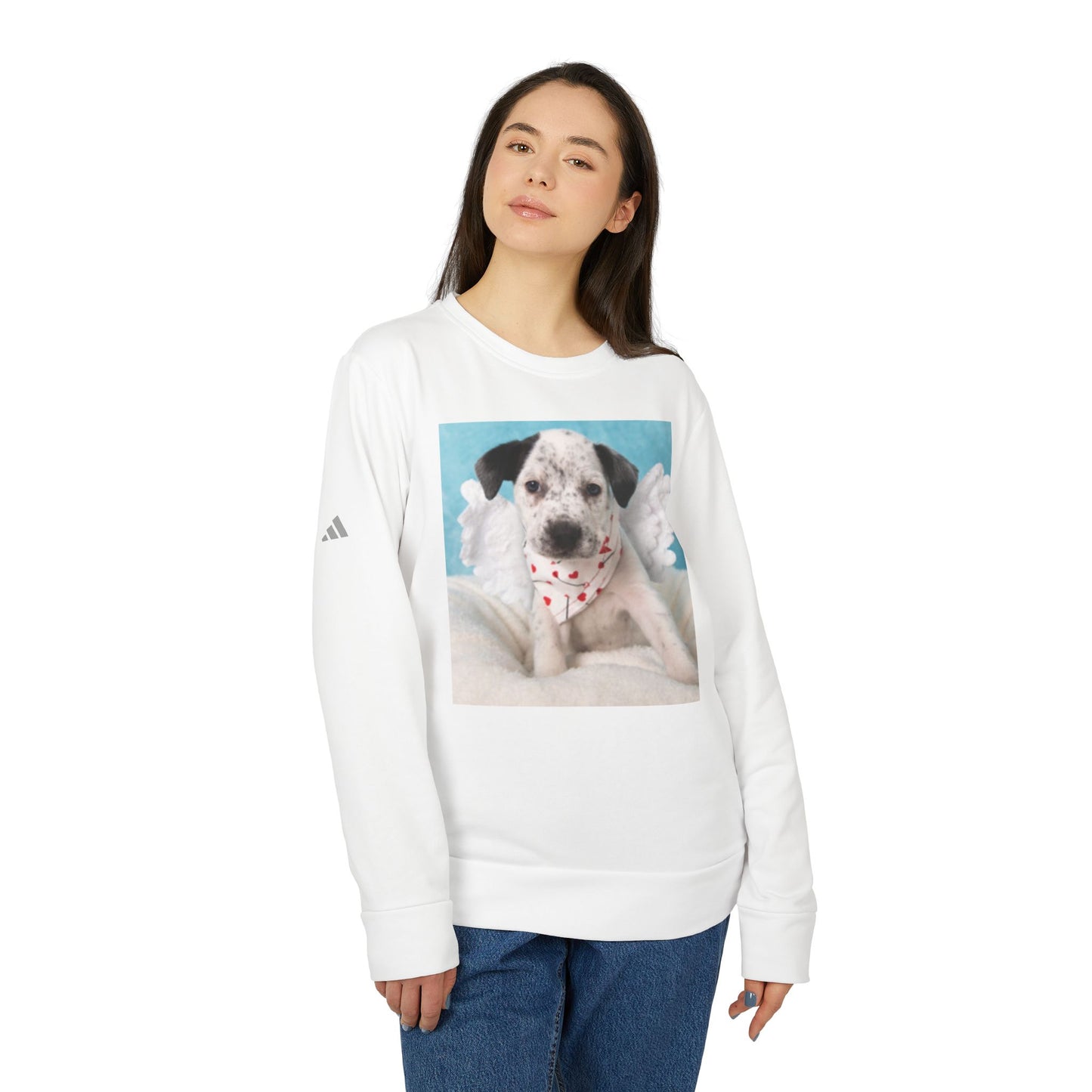 Fleece Sweatshirt Paw-trait Custom Shirt