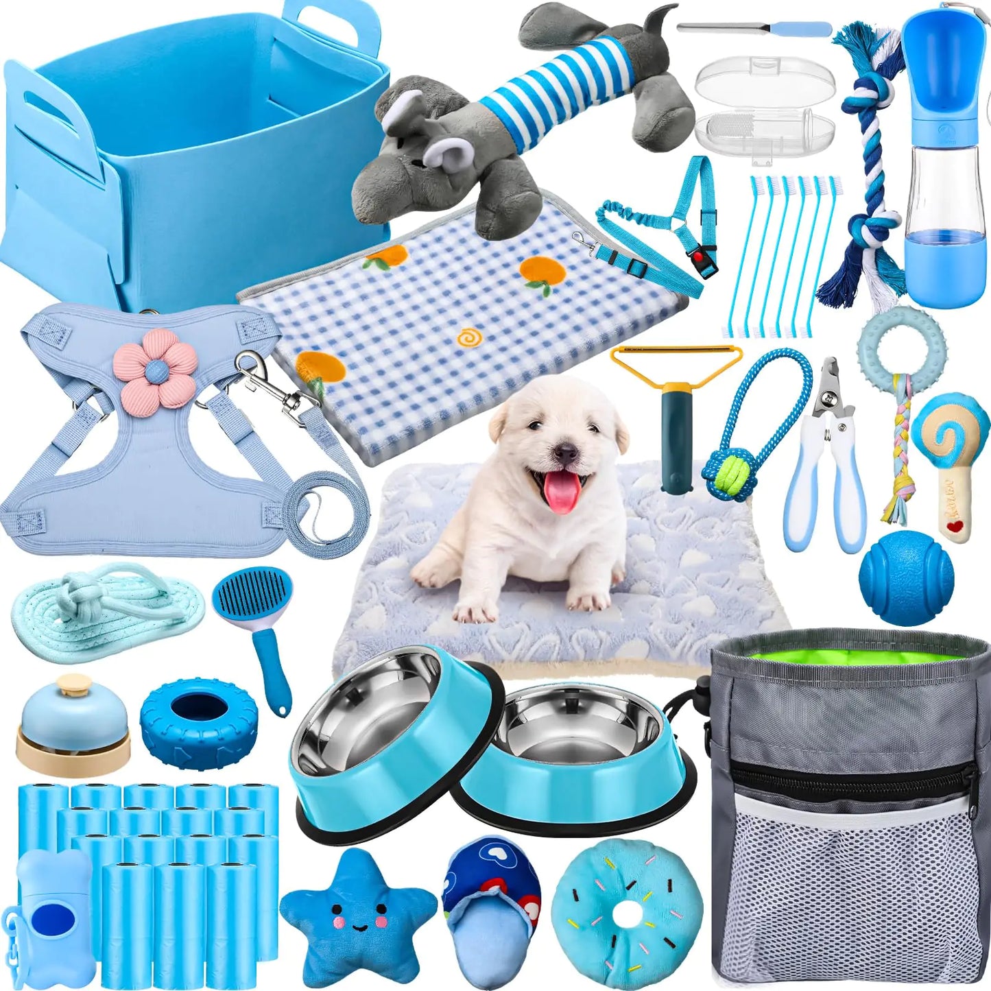 50 Pcs Puppy Starter Kit