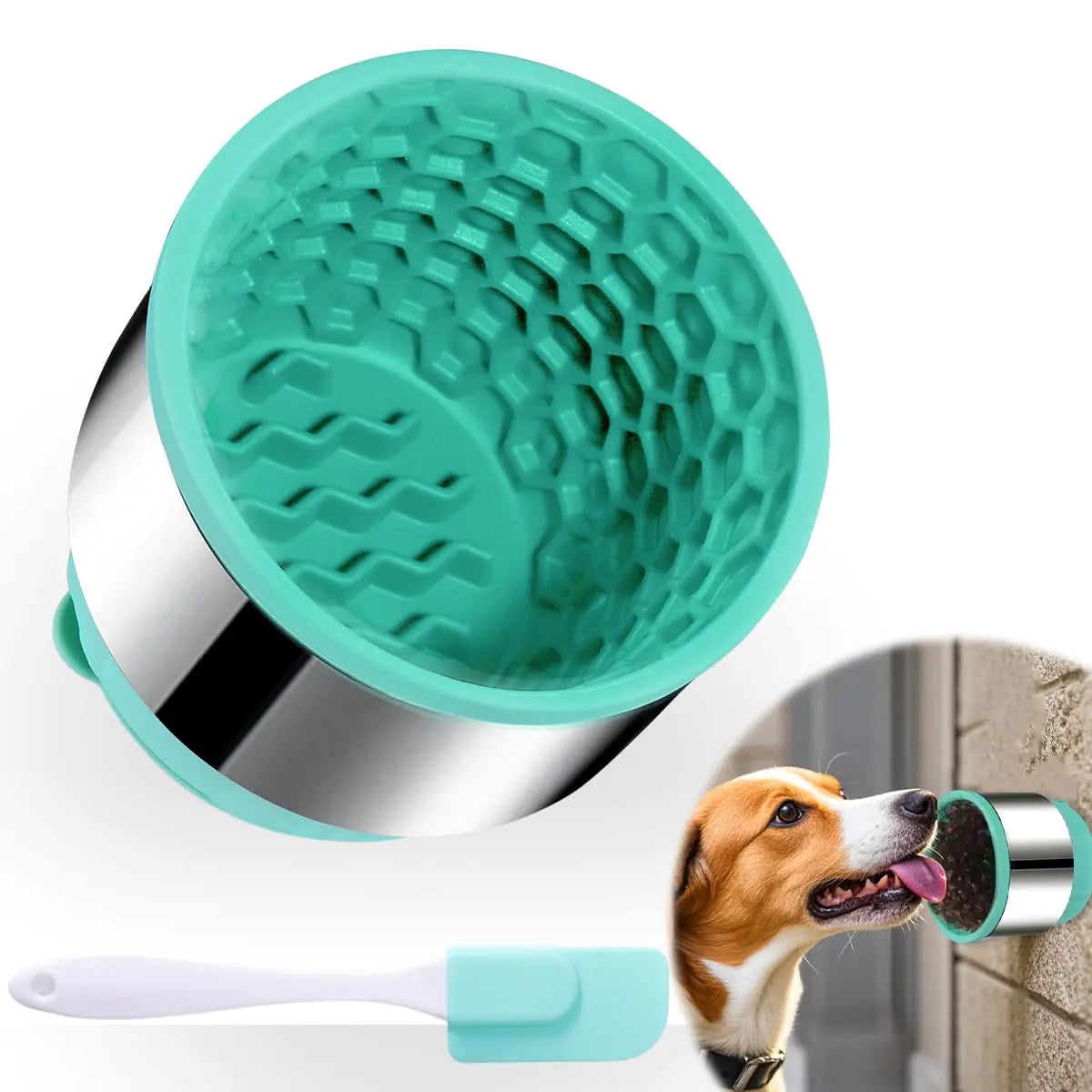 2 in 1 Slow Feeder Dog Bowls