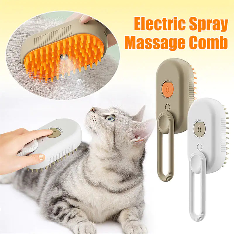 3 In 1 Electric Pet Steam Brush