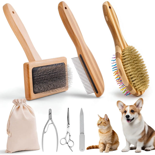 Dog Grooming Brush Kit